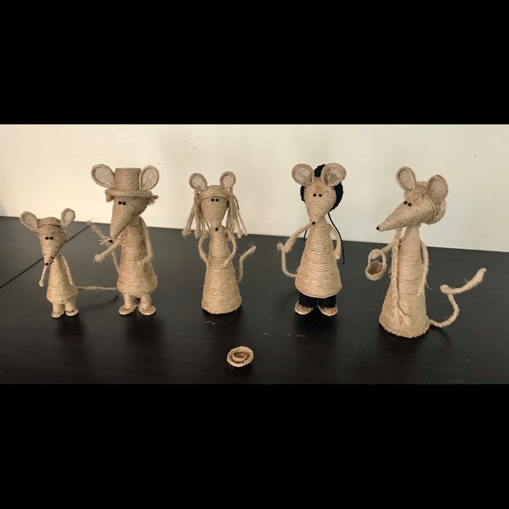 Handmade rat family